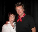 Visiting with Chuck Mead after his performance on the Grand Ole Opry on July 23, 2010